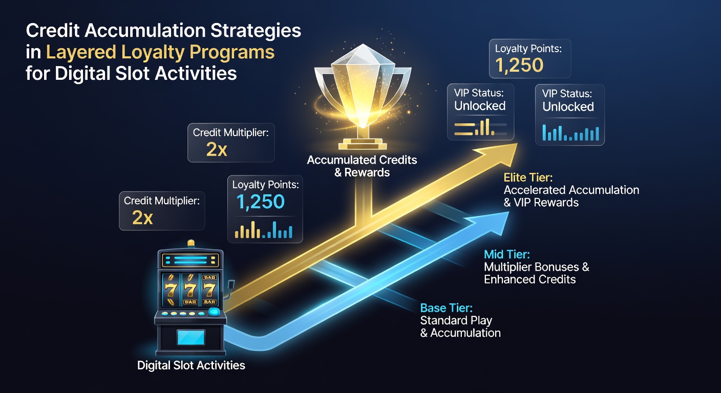 Visualisierung von gestaffelten Credit-Systemen und deren Integration in Slot-Plattformen